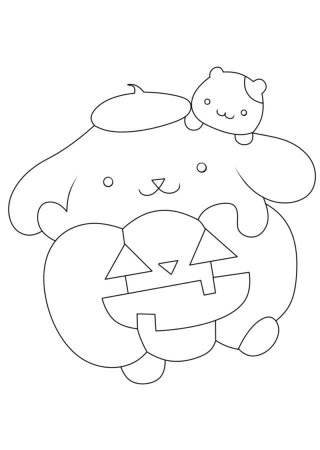 Çizmek Sanrio karikatür Boyama Sayfası