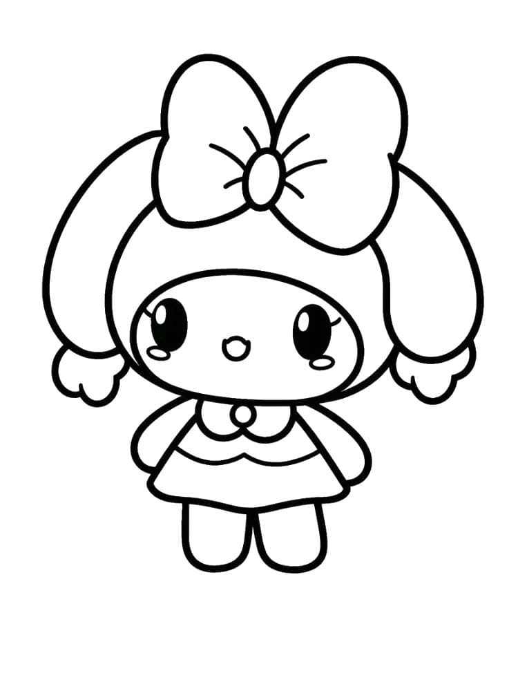 Çizmek Sanrio yazdırılabilir Boyama Sayfası