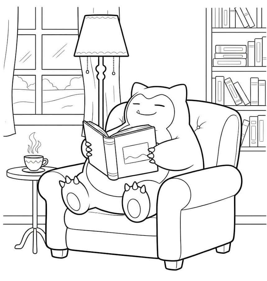 Çizmek Snorlax Boyama Sayfası