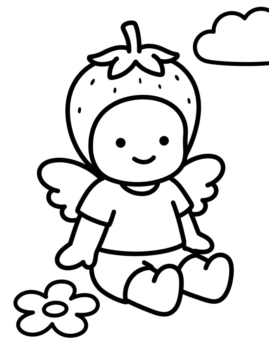 Çizmek Sonny Angel kolay Boyama Sayfası