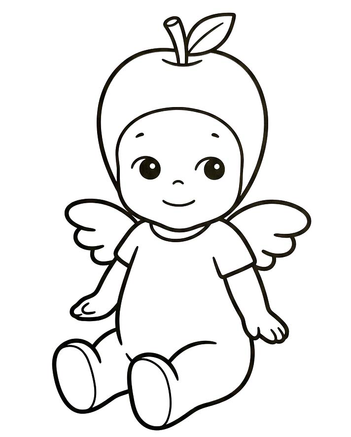 Çizmek Sonny Angel Boyama Sayfası
