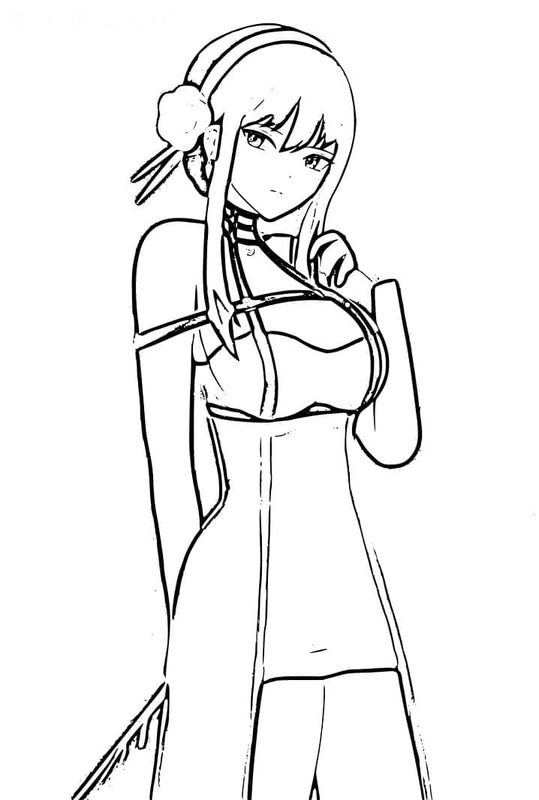 Çizmek Spy x Family 1 Boyama Sayfası