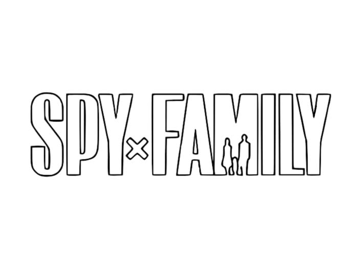 Çizmek Spy x Family Logo Boyama Sayfası