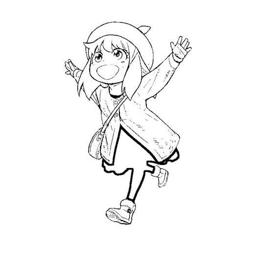 Çizmek Spy x Family yazdırılabilir basit Boyama Sayfası