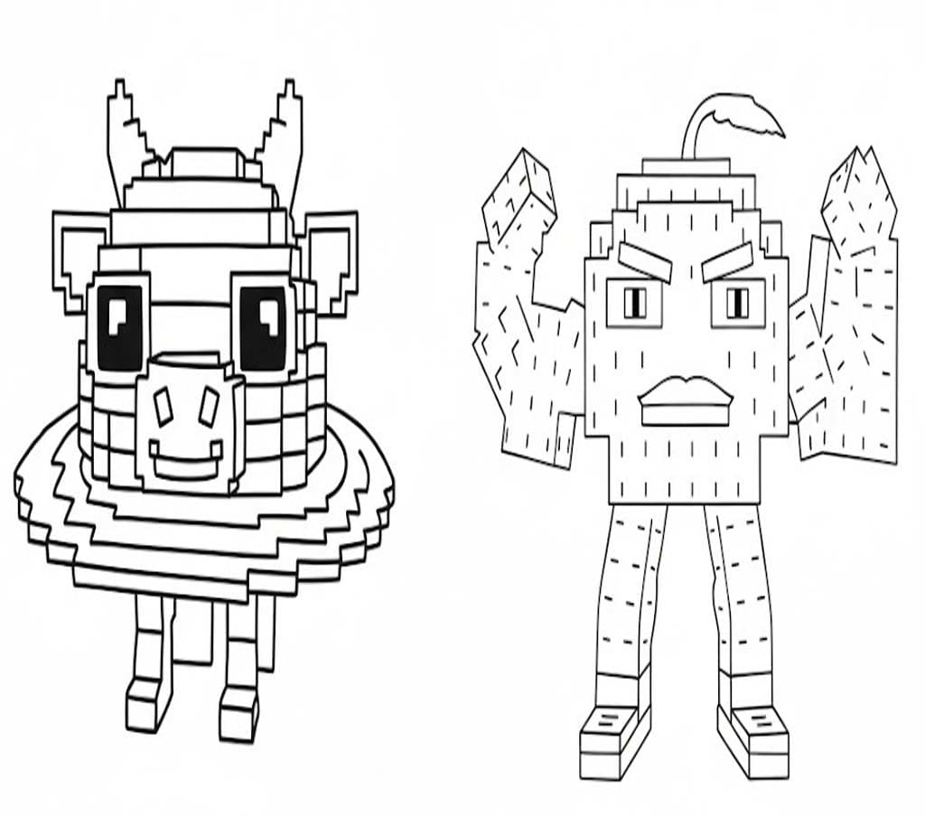 Çizmek Steal a Brainrot 4 Boyama Sayfası