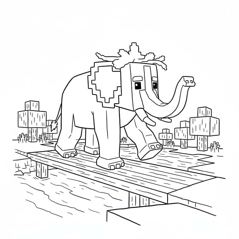 Çizmek Strawberry Elephant Kolay Boyama Sayfası