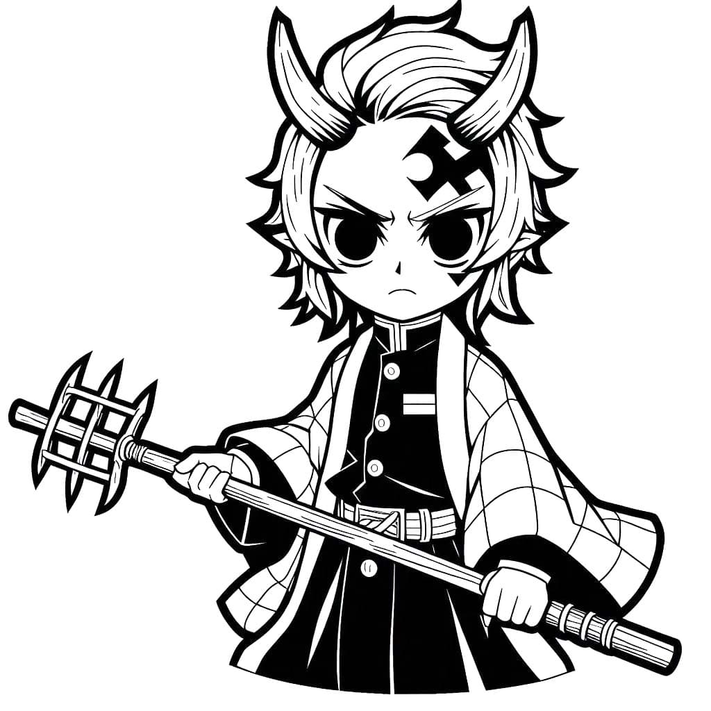 Çizmek Tanjiro 1 Boyama Sayfası