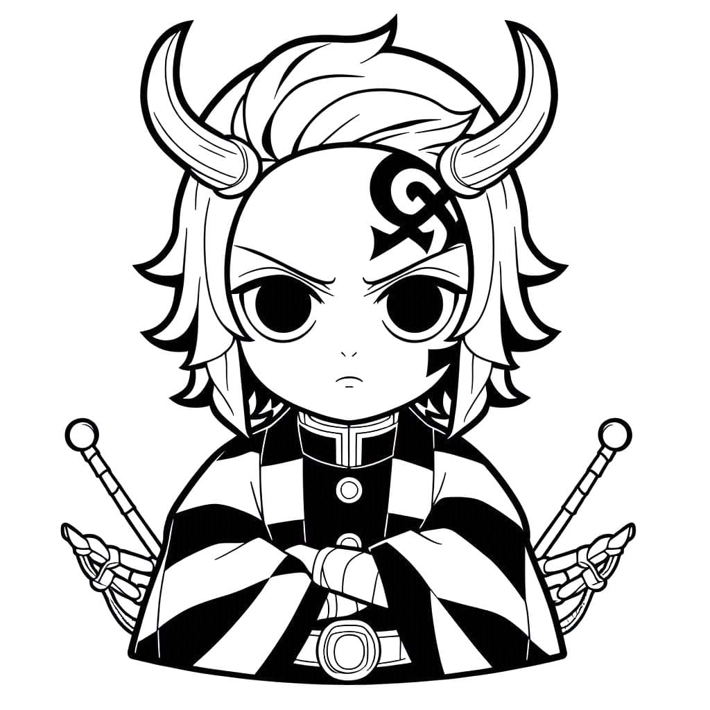 Çizmek Tanjiro 2 Boyama Sayfası