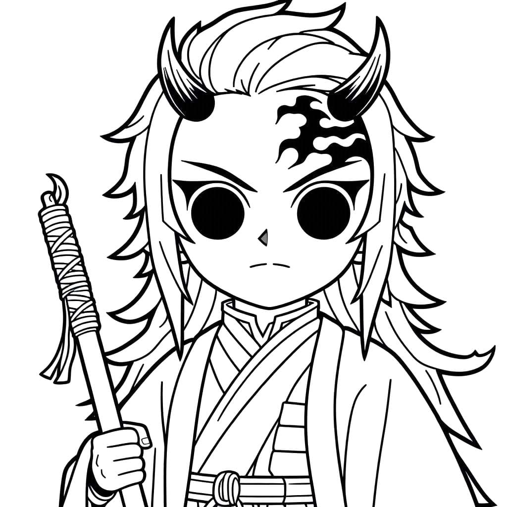 Çizmek Tanjiro 4 Boyama Sayfası