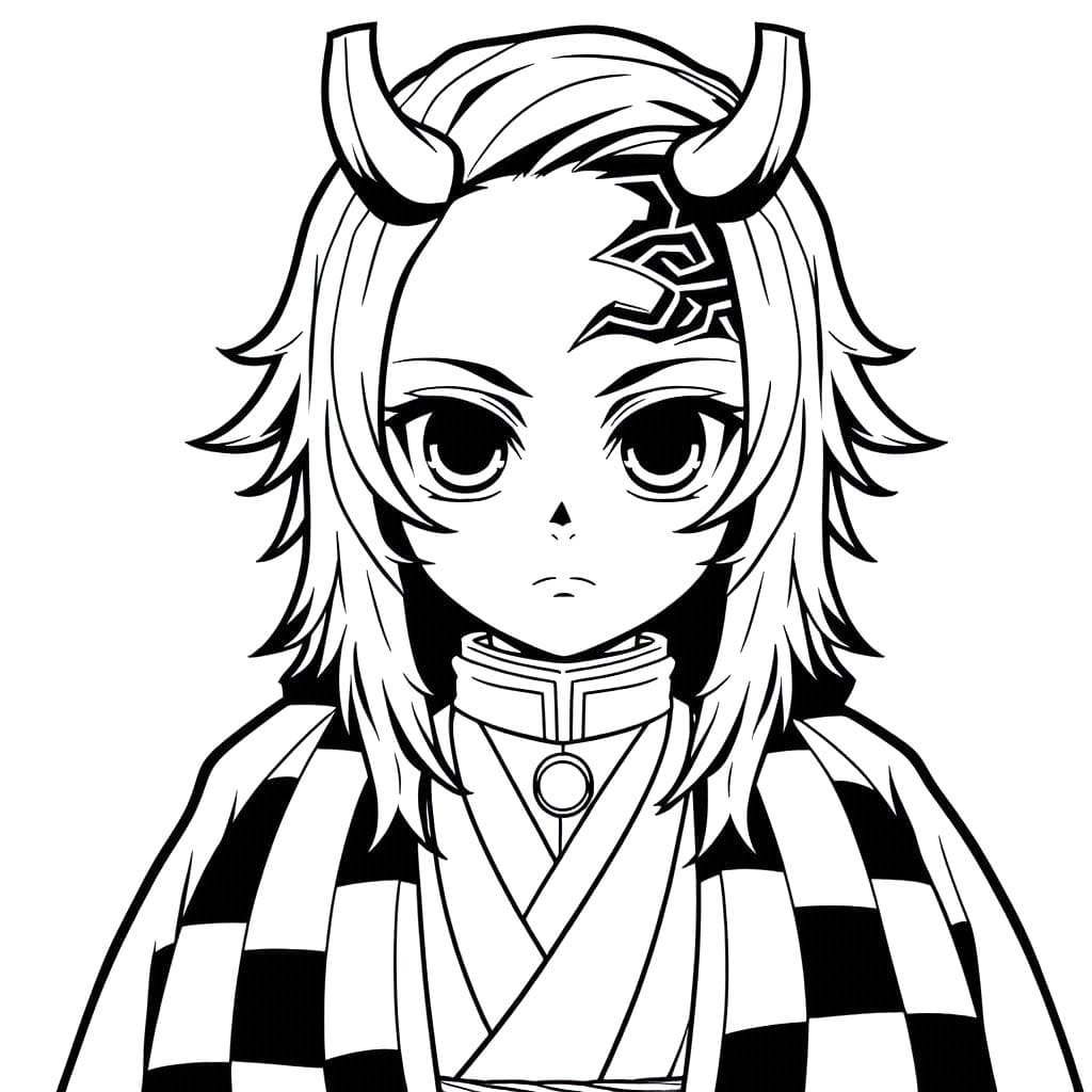 Çizmek Tanjiro 5 Boyama Sayfası