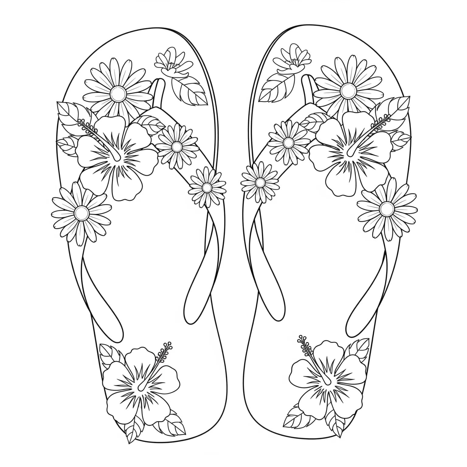 Çizmek Terlik yazdırılabilir Boyama Sayfası