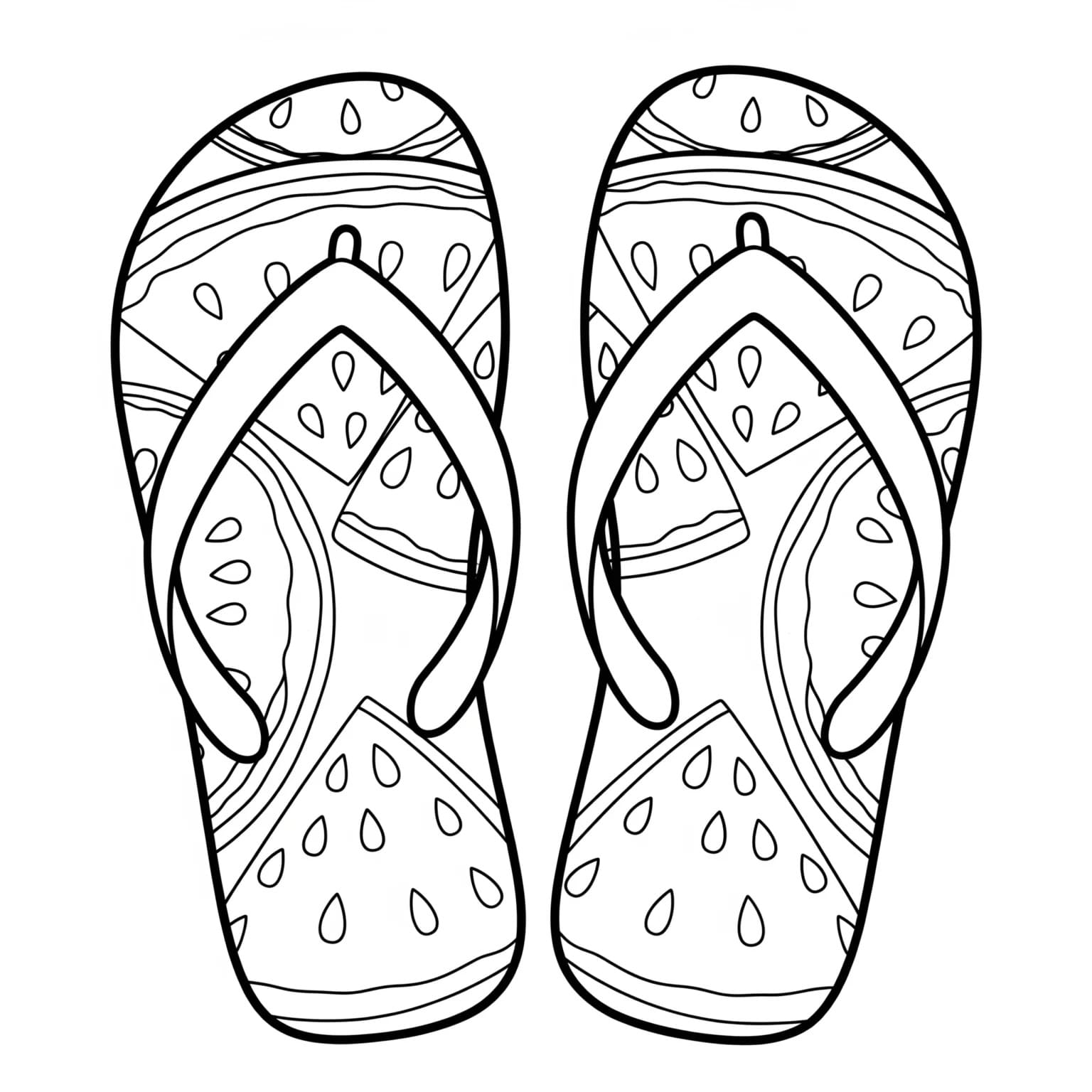 Çizmek Terlik Boyama Sayfası