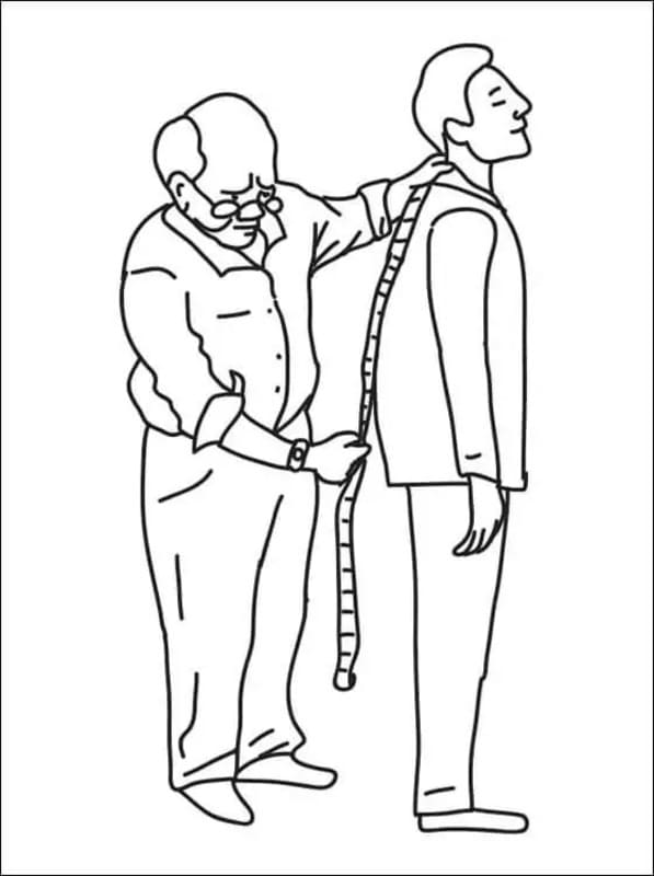 Çizmek Terzi 3 Boyama Sayfası