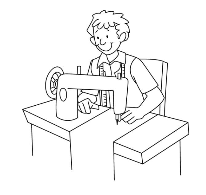 Çizmek Terzi 4 Boyama Sayfası