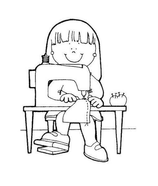 Çizmek Terzi temel Boyama Sayfası