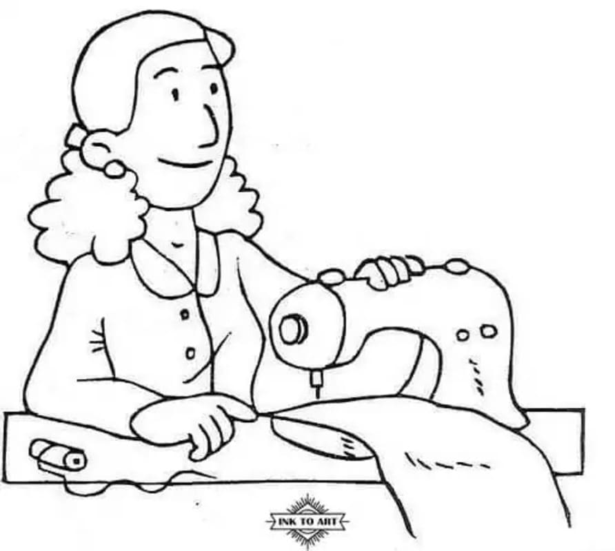 Çizmek Terzi yazdırılabilir Boyama Sayfası