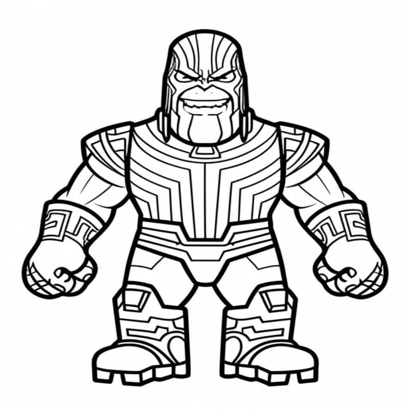 Çizmek Thanos Boyama Sayfası