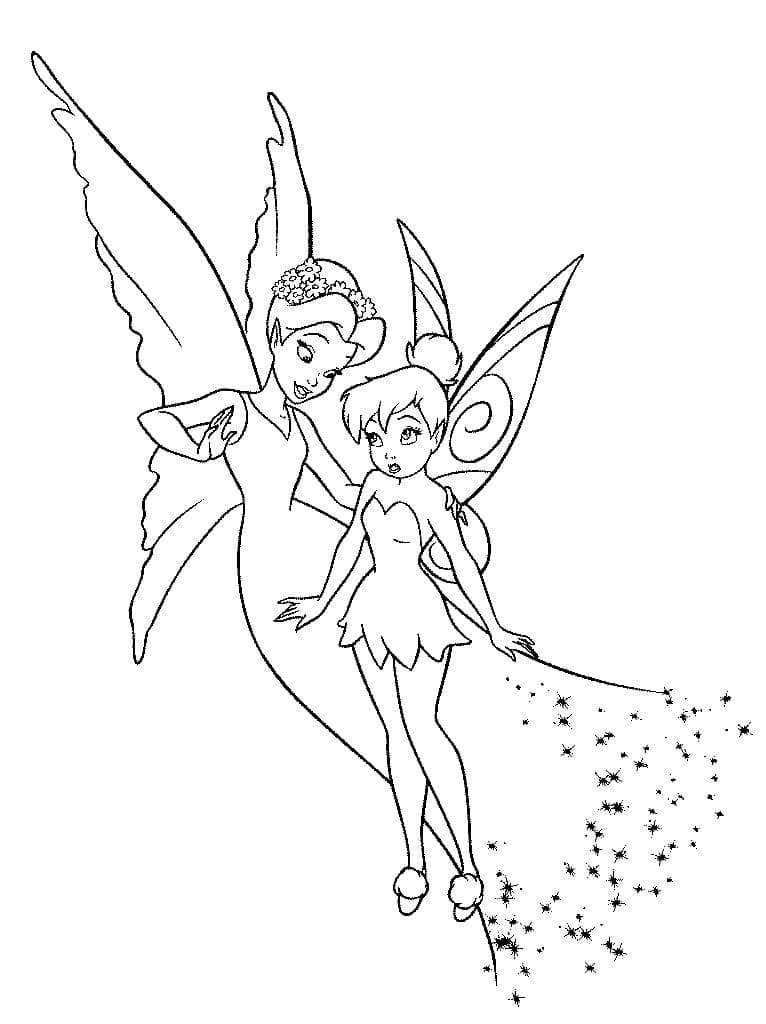 Çizmek Tinkerbell çocuklar için temel