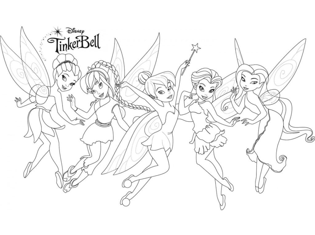 Çizmek Tinkerbell yazdırılabilir