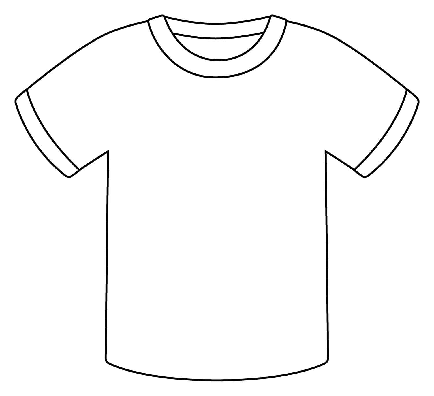 Çizmek Tişört 4 Boyama Sayfası