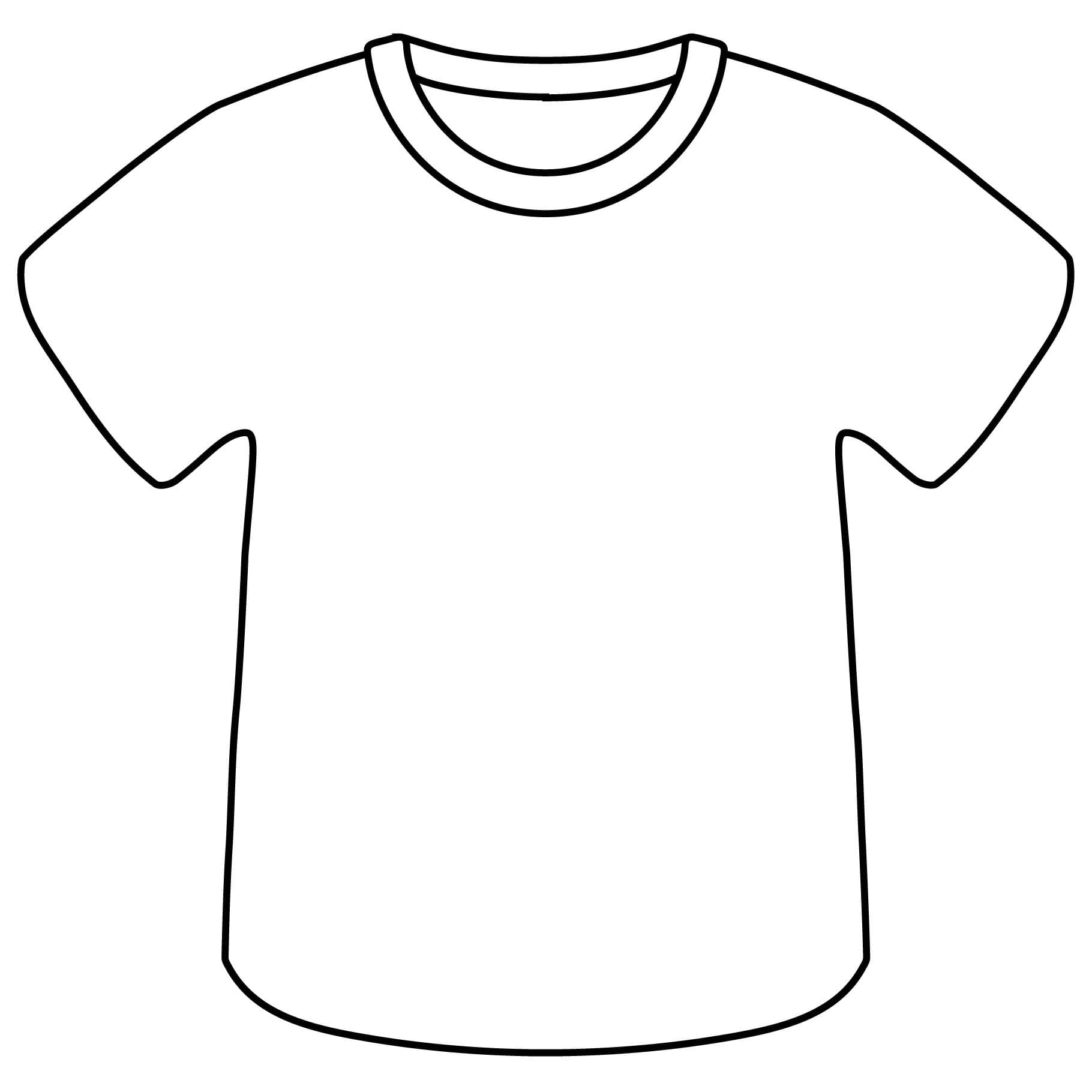 Çizmek Tişört 7 Boyama Sayfası