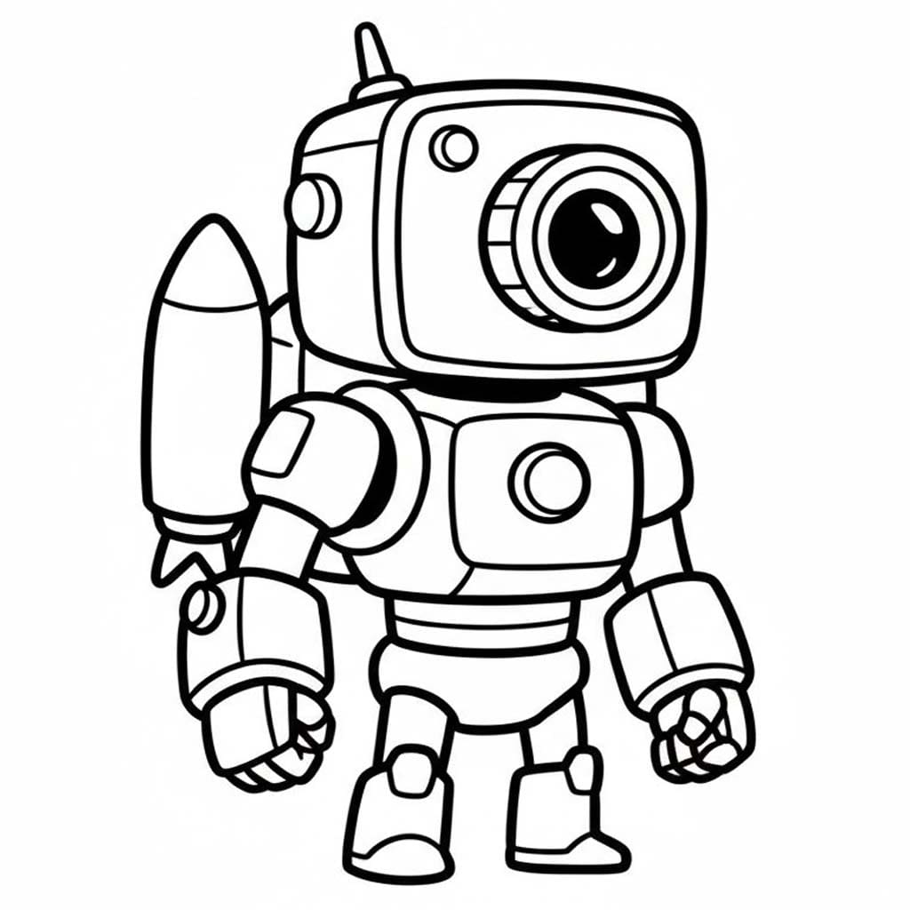 Çizmek Titan Cameraman 1 Boyama Sayfası