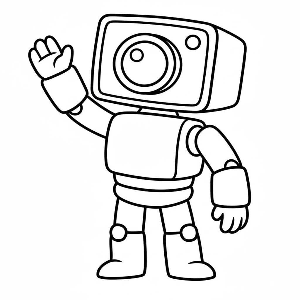 Çizmek Titan Cameraman 2 Boyama Sayfası