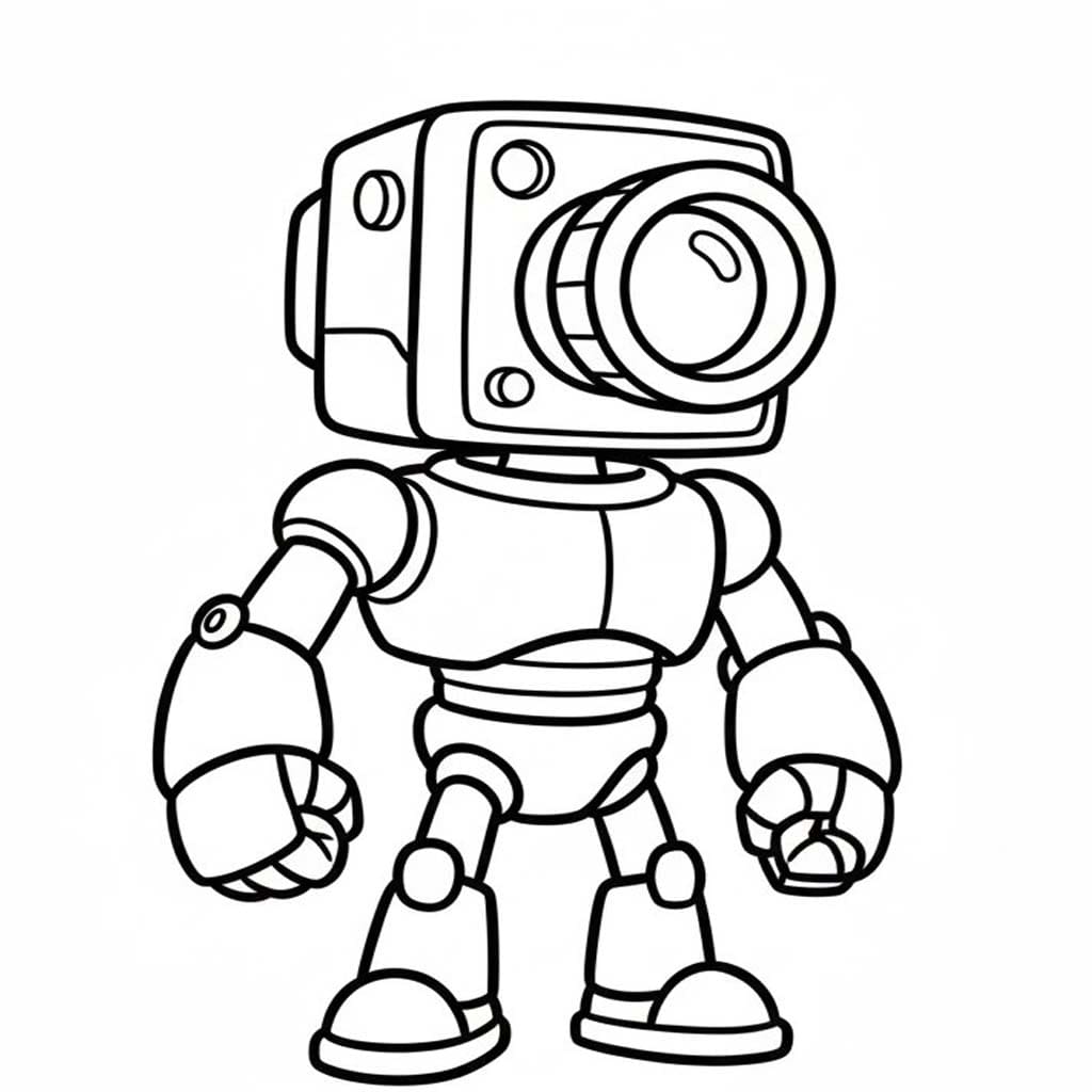 Çizmek Titan Cameraman 6 Boyama Sayfası