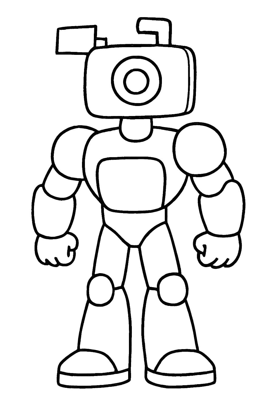 Çizmek Titan Cameraman 8 Boyama Sayfası