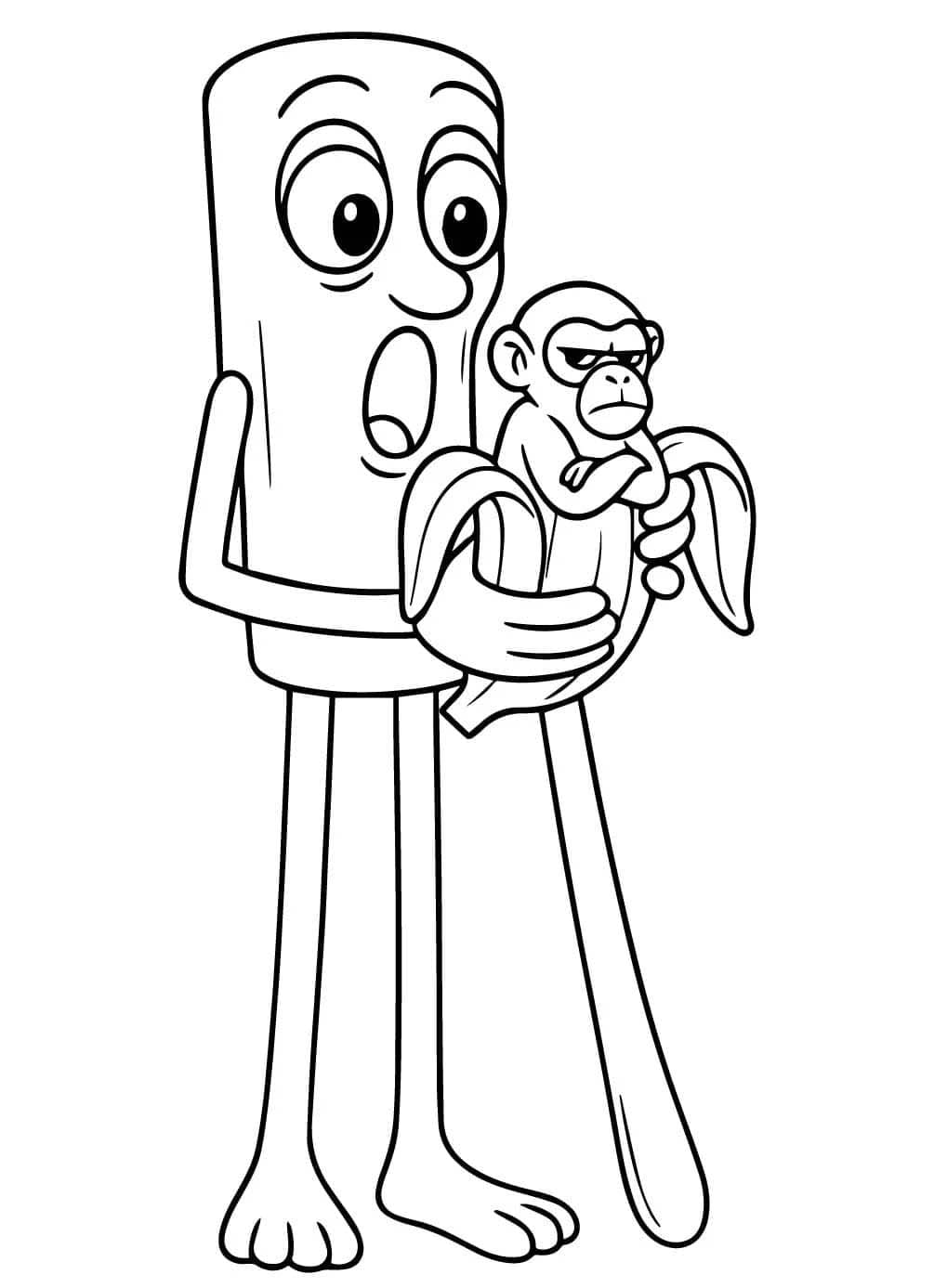 Çizmek Tung Tung Tung Sahur 2 Boyama Sayfası