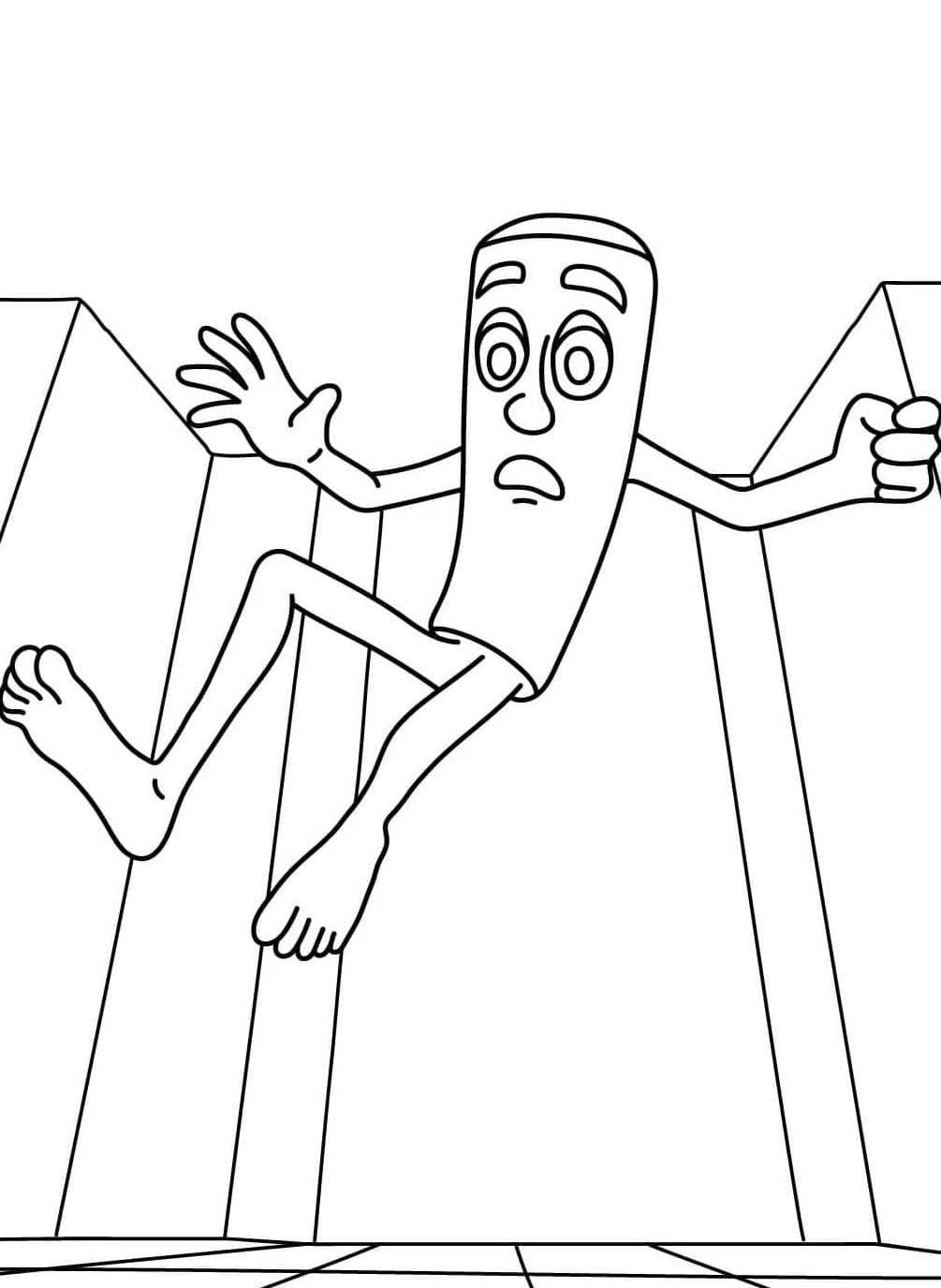 Çizmek Tung Tung Tung Sahur 3 Boyama Sayfası