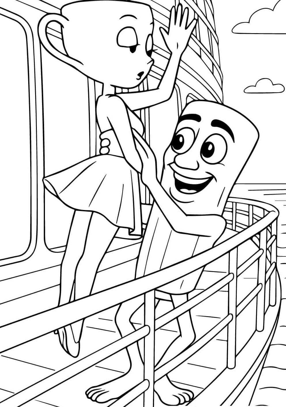 Çizmek Tung Tung Tung Sahur basit