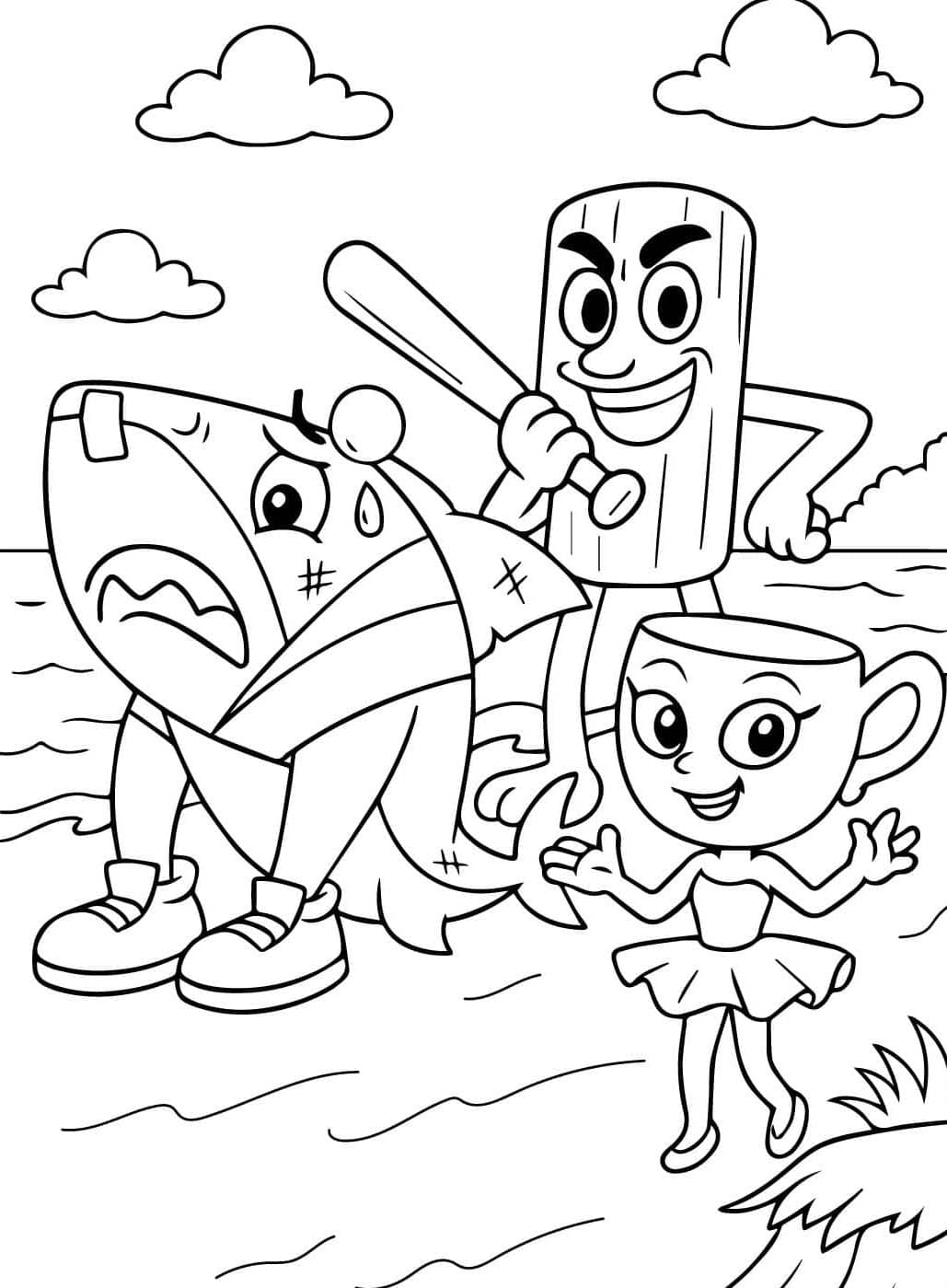 Çizmek Tung Tung Tung Sahur kolay