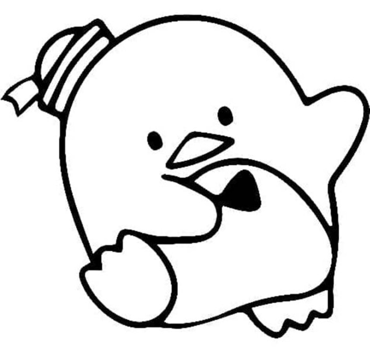 Çizmek Tuxedo Sam Sanrio Boyama Sayfası