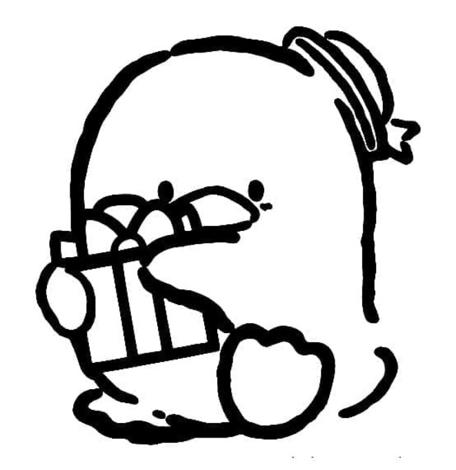 Çizmek Tuxedo Sam ve hediye Boyama Sayfası