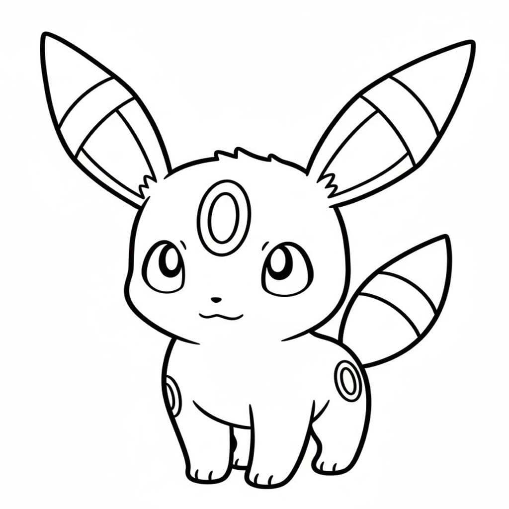 Çizmek Umbreon 1 Boyama Sayfası