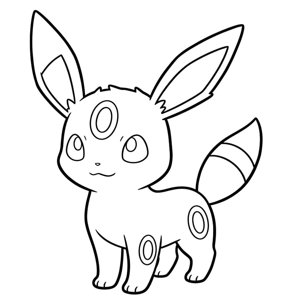 Çizmek Umbreon 2 Boyama Sayfası