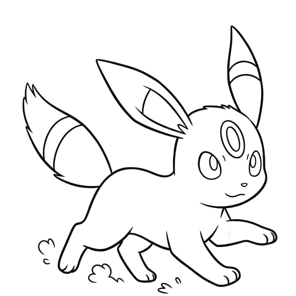 Çizmek Umbreon 5 Boyama Sayfası