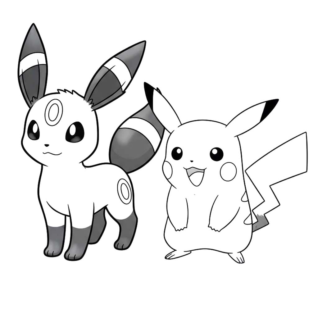 Çizmek Umbreon 6 Boyama Sayfası