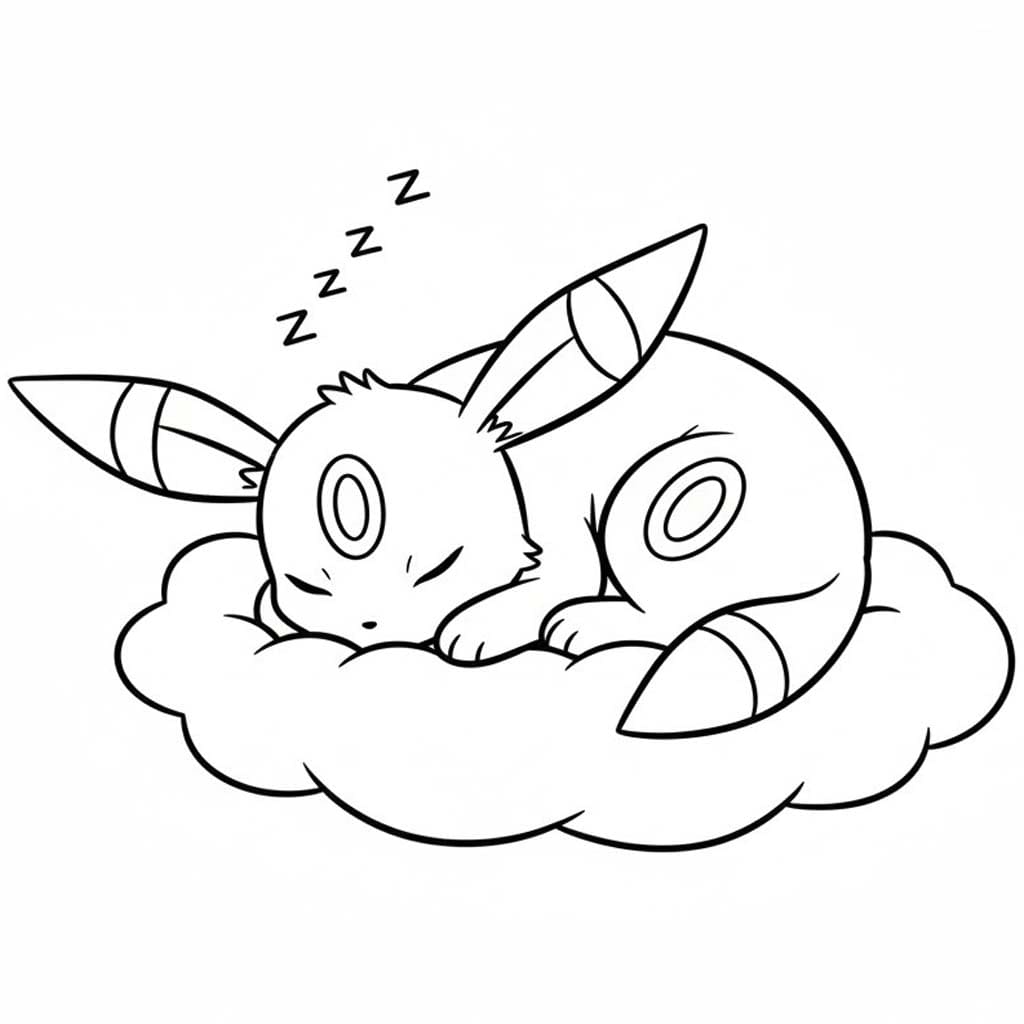 Çizmek Umbreon 7 Boyama Sayfası