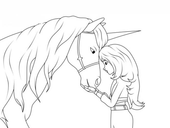 Çizmek Unicorn Akademisi 4 Boyama Sayfası