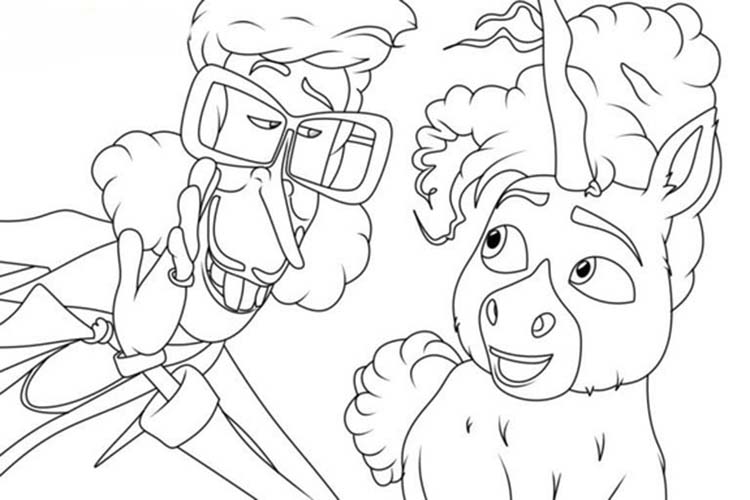 Çizmek Unicorn Akademisi 5 Boyama Sayfası