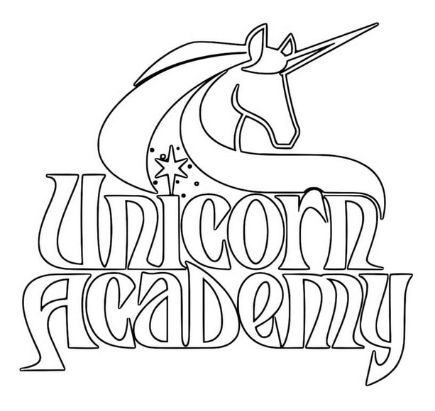 Unicorn Akademisi Boyama Sayfaları
