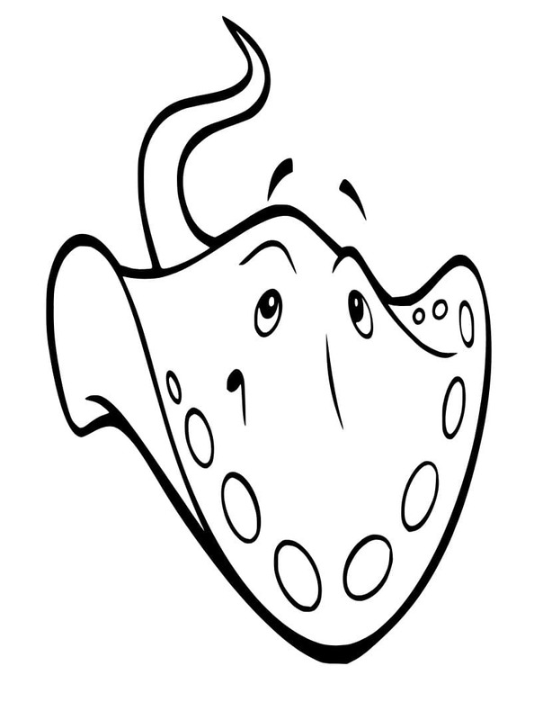 Çizmek Vatoz kolay Boyama Sayfası