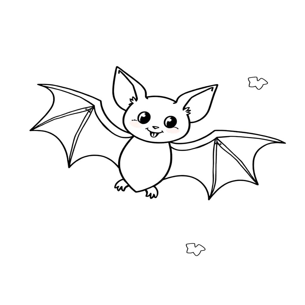 Çizmek Yarasa 1 Boyama Sayfası