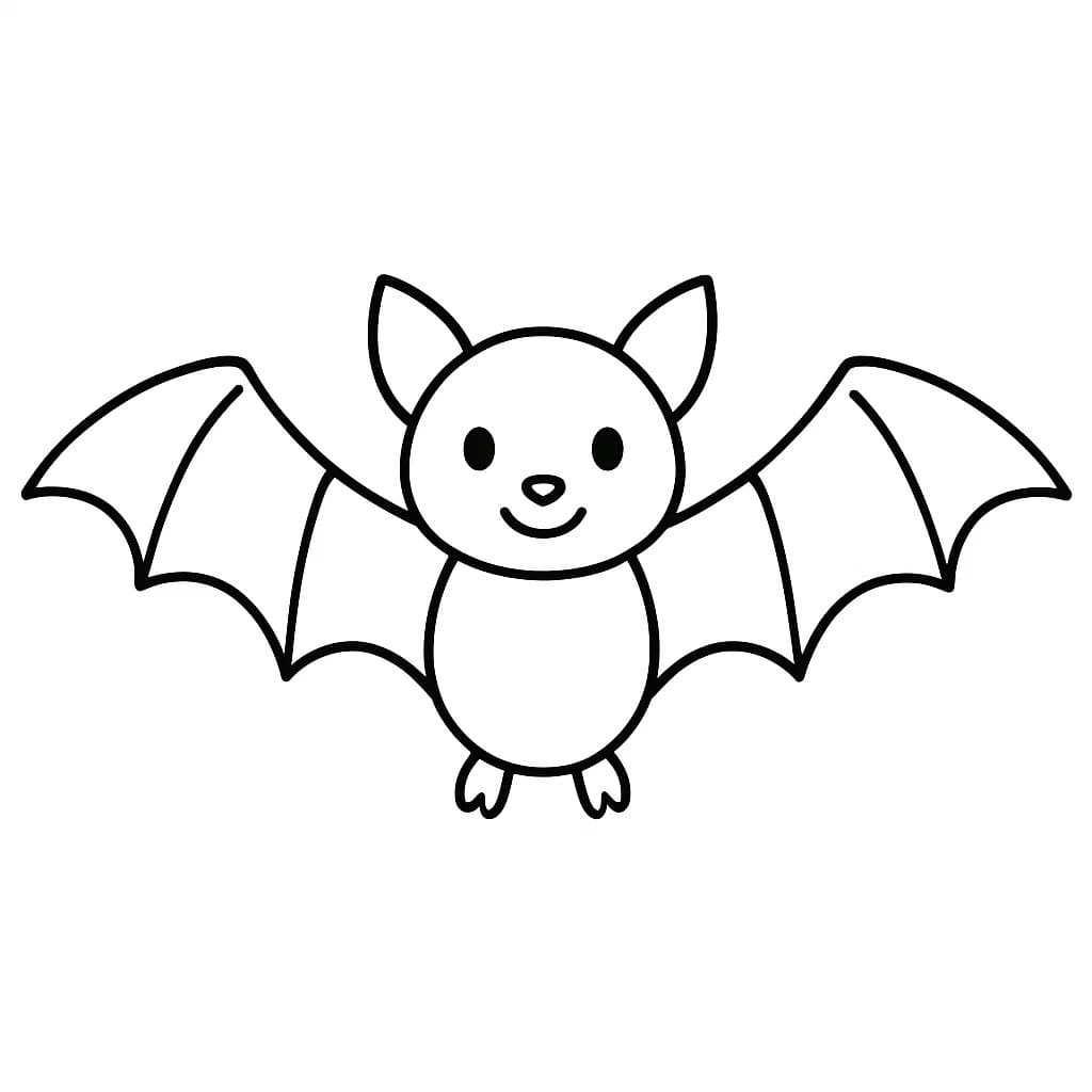 Çizmek Yarasa 4 Boyama Sayfası