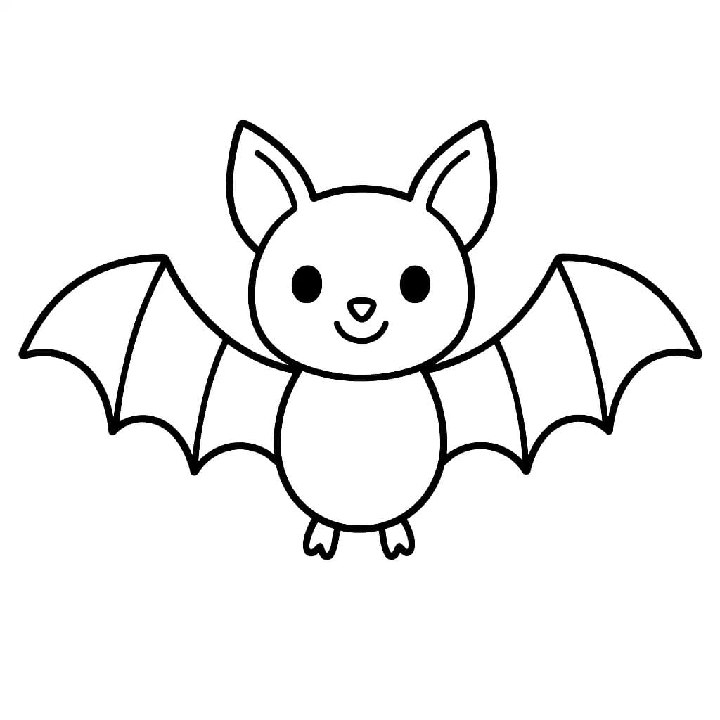 Çizmek Yarasa 5 Boyama Sayfası