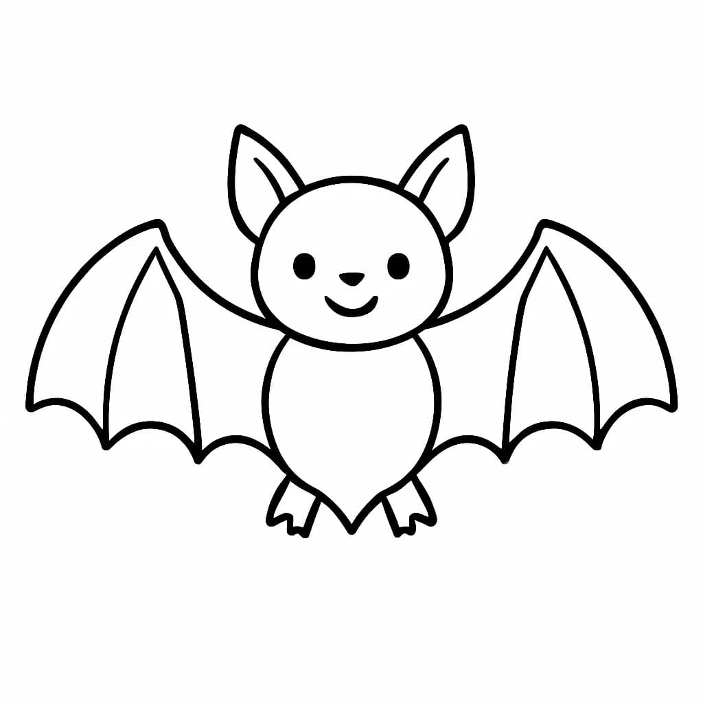 Çizmek Yarasa 6 Boyama Sayfası