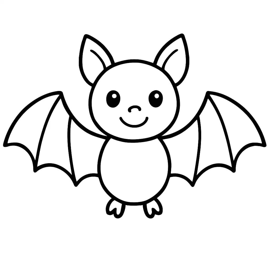 Çizmek Yarasa 7 Boyama Sayfası