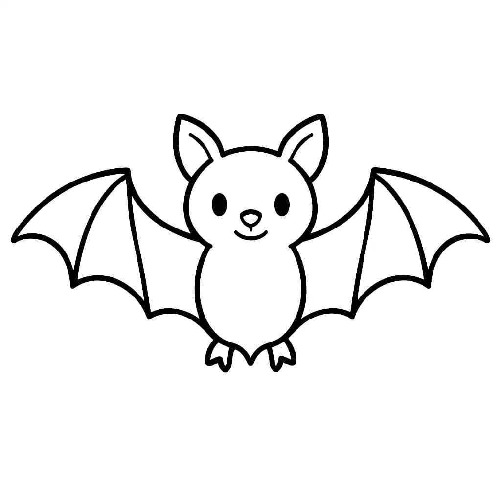 Çizmek Yarasa Ücretsiz yazdırılabilir Boyama Sayfası